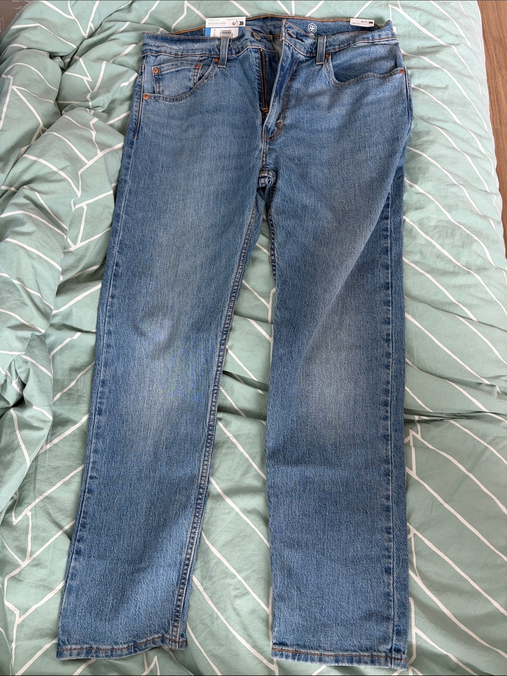 Levi’s Men's Blue 502 Straight-Leg Jeans nwt size 33x30